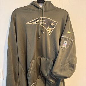 NFL Salute to Service Hoodie Sweatshirt New England Patriots